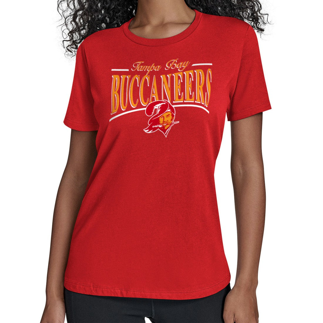 NFL Tampa Bay Buccaneers Starter Women's Throwback Arch Stripe T-Shirt