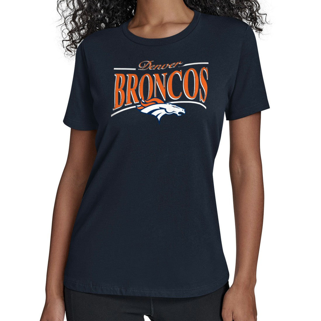NFL Denver Broncos Starter Women's Arch Stripe T-Shirt