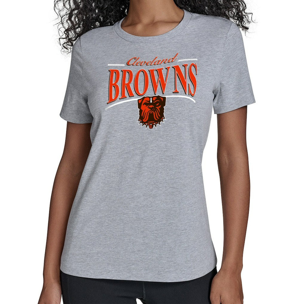NFL Cleveland Browns Starter Women's Arch Stripe T-Shirt