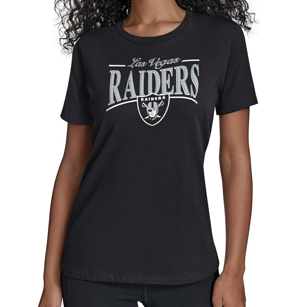 NFL Las Vegas Raiders Starter Women's Arch Stripe T-Shirt