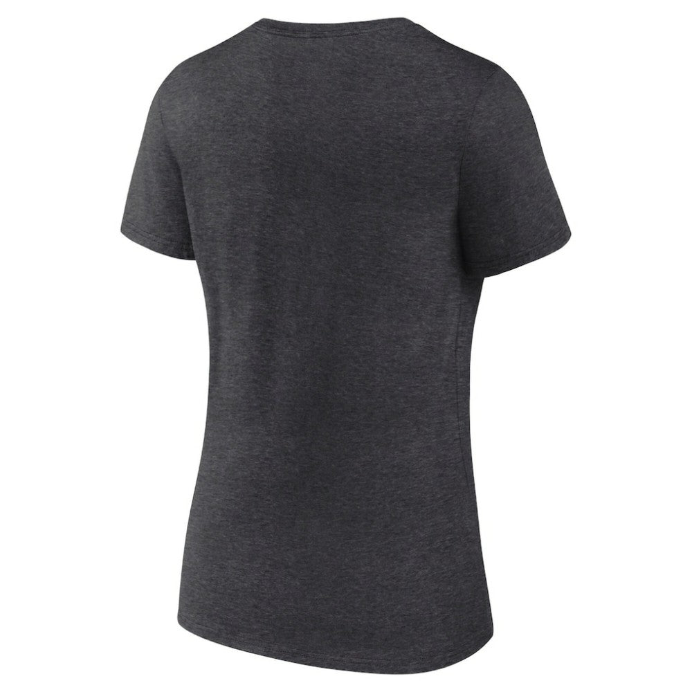 Edmonton Oilers Women's Retro Banner V-Neck T-Shirt