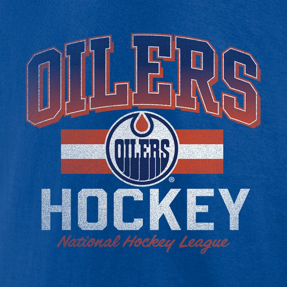 Edmonton Oilers Retro Stripe T-Shirt
