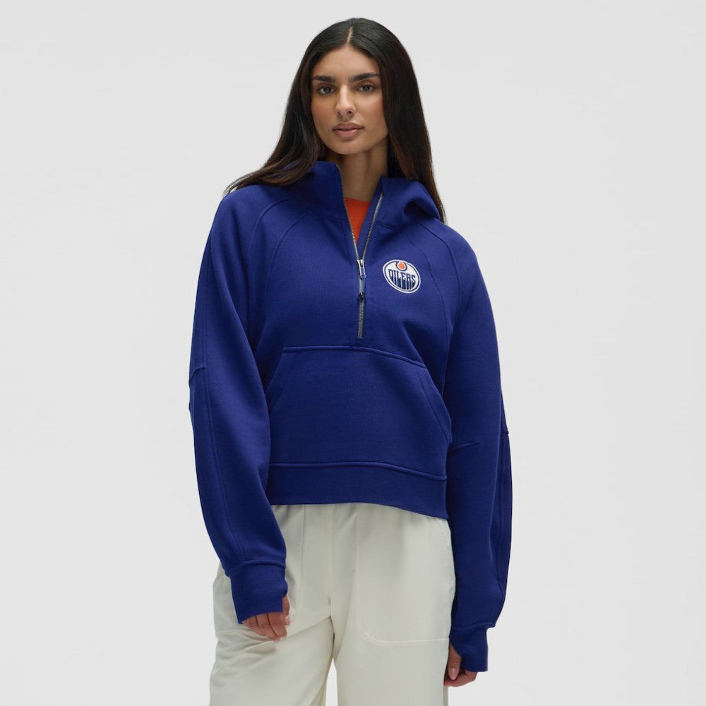 Edmonton Oilers lululemon Women's Scuba Oversized Half-Zip Hoodie