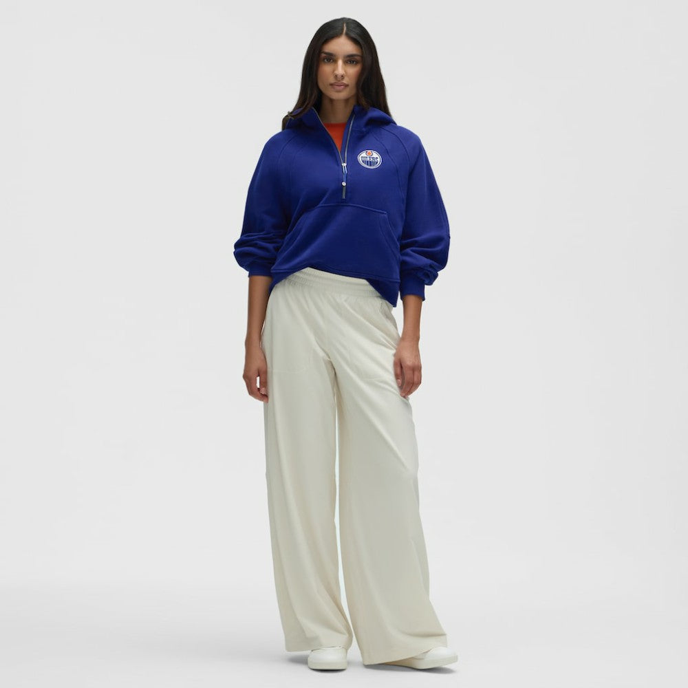 Edmonton Oilers lululemon Women's Scuba Oversized Half-Zip Hoodie