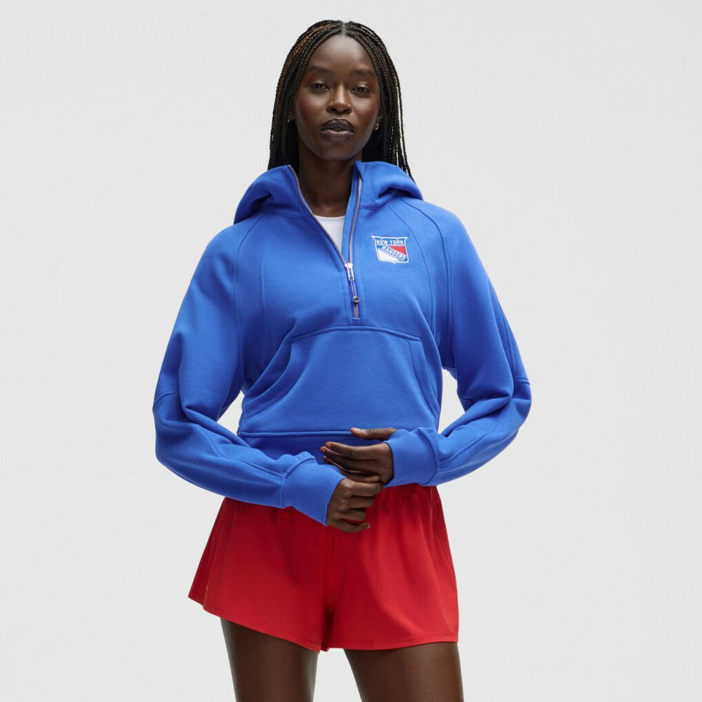 New York Rangers lululemon Women's Scuba Oversized Half-Zip Hoodie