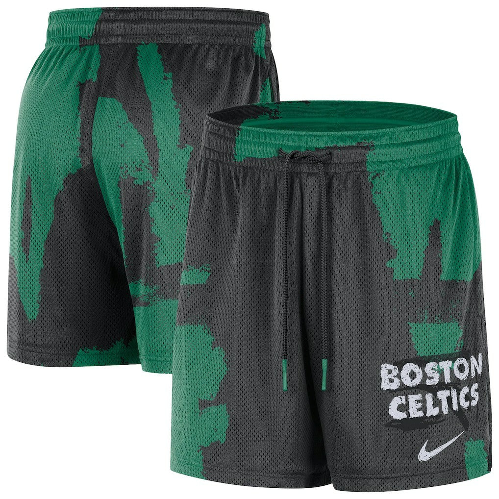 Boston Celtics Courtside Club Dri-FIT Practice Shorts - Black/Kelly Green | Nike outlet