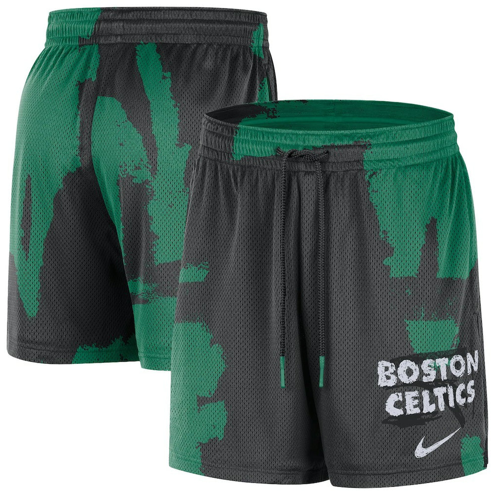 Boston Celtics Courtside Club Dri-FIT Practice Shorts - Black/Kelly Green | Nike outlet