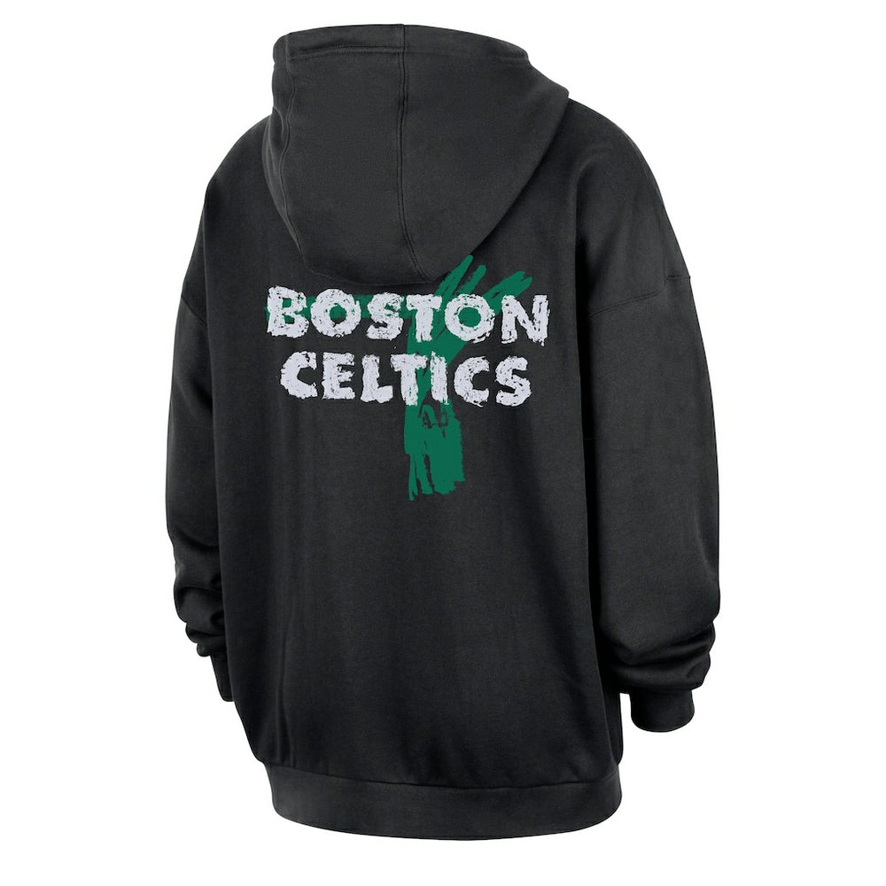 Boston Celtics Courtside Club Premium Hoodie - Black | Nike sale