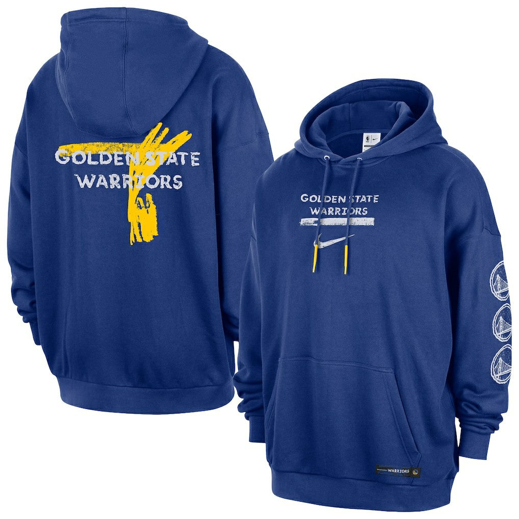 Golden State Warriors Courtside Club Premium Hoodie sale - Royal | Nike outlet