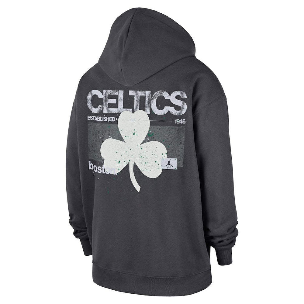 Boston Celtics Jordan Brand Statement Jumpman Flight Premiere Hoodie - Anthracite discount