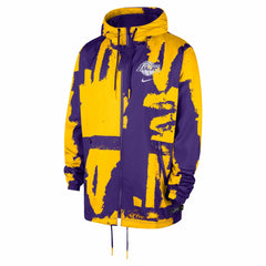 Los Angeles Lakers Unisex Courtside Club Premium Woven Full-Zip Hooded Jacket - Purple | Nike discount