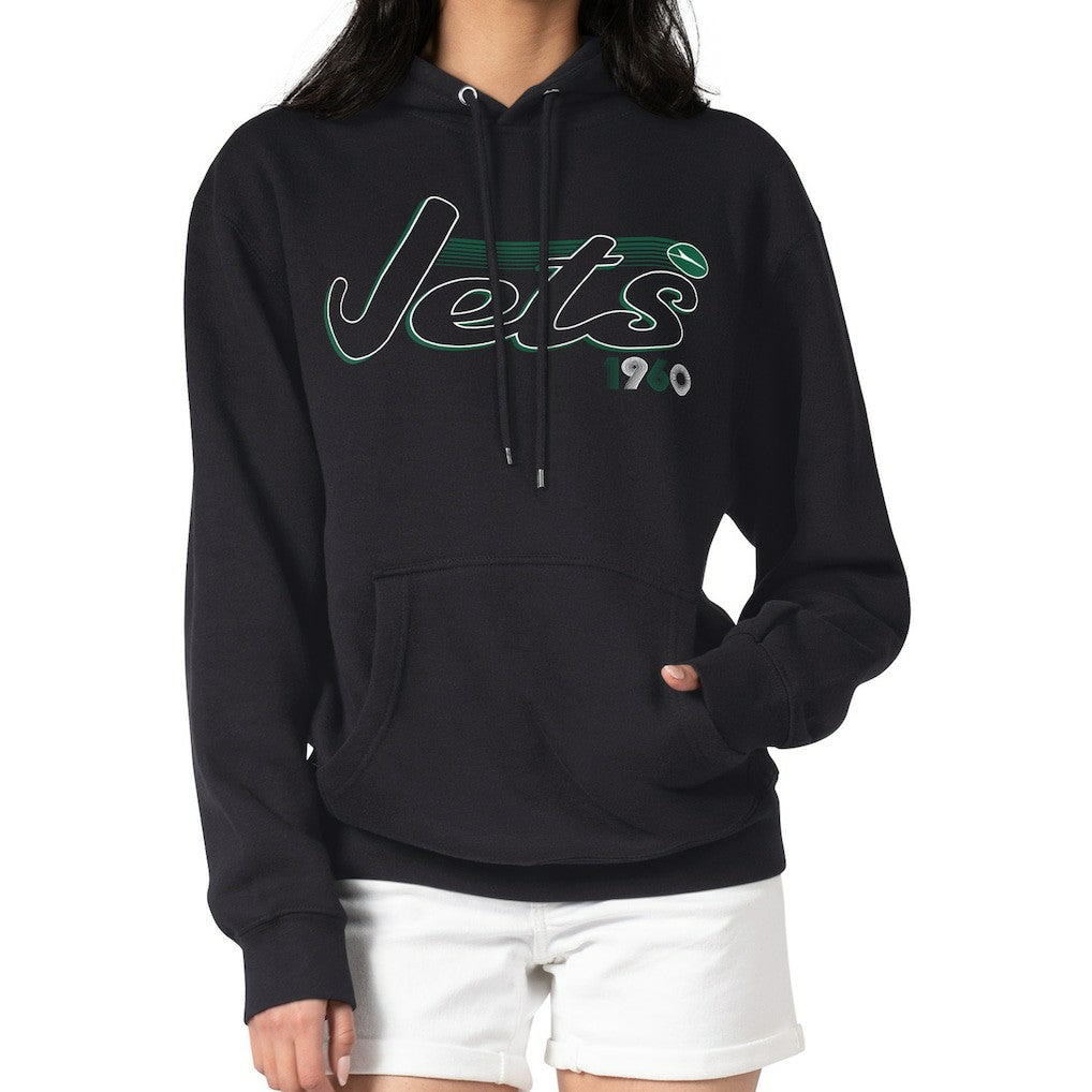 NFL New York Jets Starter Women's Groovy Script Pullover Hoodie
