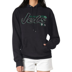 NFL New York Jets Starter Women's Groovy Script Pullover Hoodie