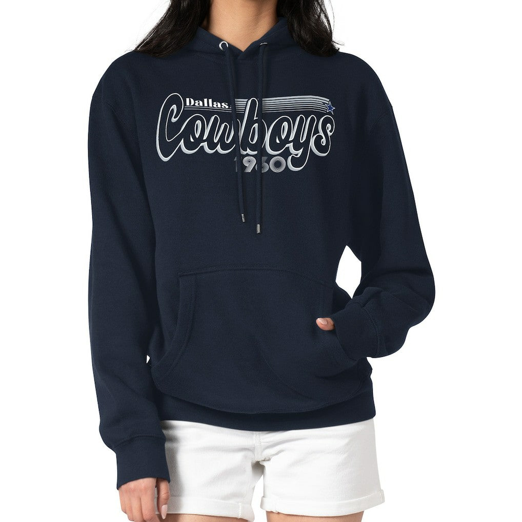 NFL Dallas Cowboys Starter Women's Groovy Script Pullover Hoodie