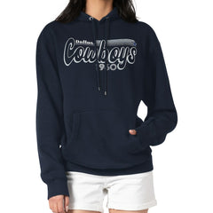 NFL Dallas Cowboys Starter Women's Groovy Script Pullover Hoodie