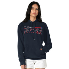 NFL Houston Texans Starter Women's Groovy Script Pullover Hoodie