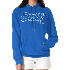 NFL Indianapolis Colts Starter Women's Groovy Script Pullover Hoodie
