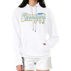 NFL Los Angeles Chargers Starter Women's Groovy Script Pullover Hoodie
