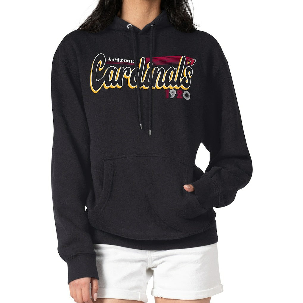 NFL Arizona Cardinals Starter Women's Groovy Script Pullover Hoodie