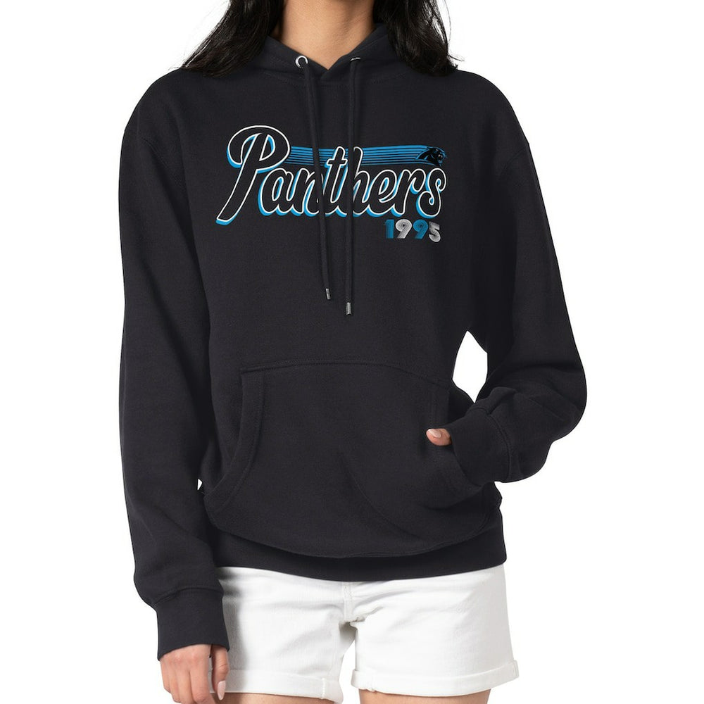 NFL Carolina Panthers Starter Women's Groovy Script Pullover Hoodie