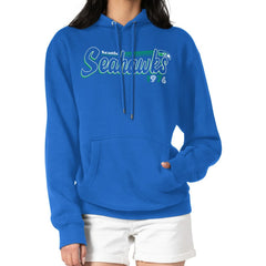 NFL Seattle Seahawks Starter Women's Throwback Groovy Script Pullover Hoodie