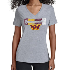 NFL Washington Commanders Starter Women's Color Shading V-Neck T-Shirt