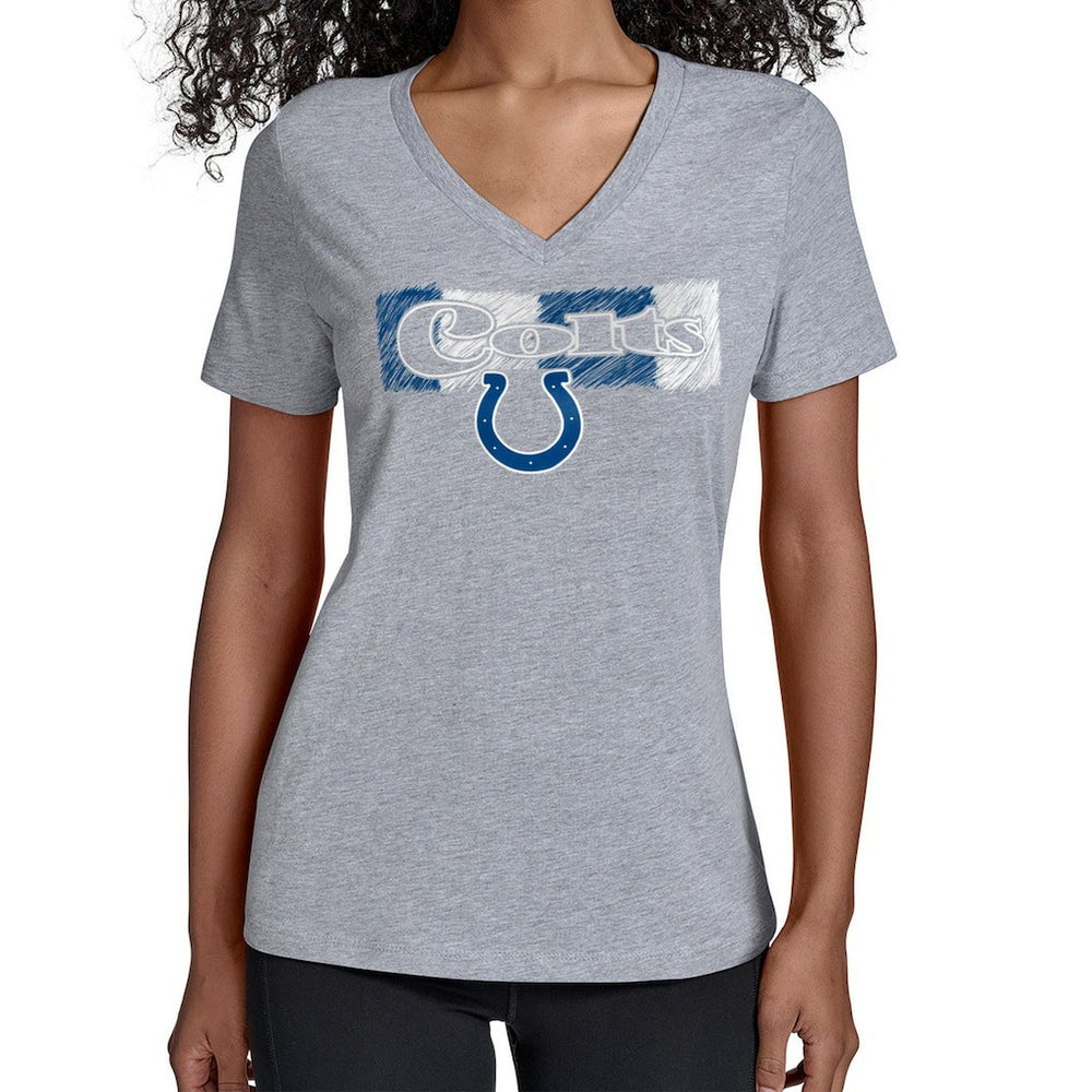 NFL Indianapolis Colts Starter Women's Color Shading V-Neck T-Shirt