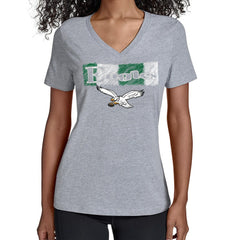 NFL Philadelphia Eagles Starter Women's Color Shading V-Neck T-Shirt
