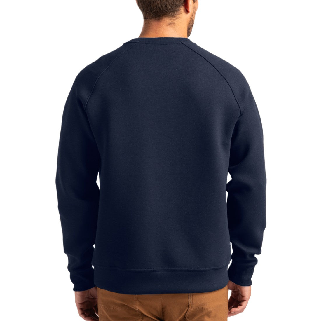 NFL Houston Texans Cutter & Buck Helmet Roam Recycled Raglan Pullover Sweatshirt