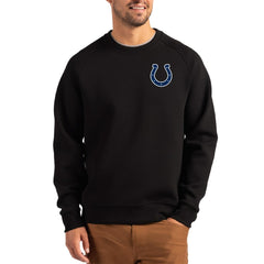 NFL Indianapolis Colts Cutter & Buck Primary Logo Roam Recycled Raglan Pullover Sweatshirt