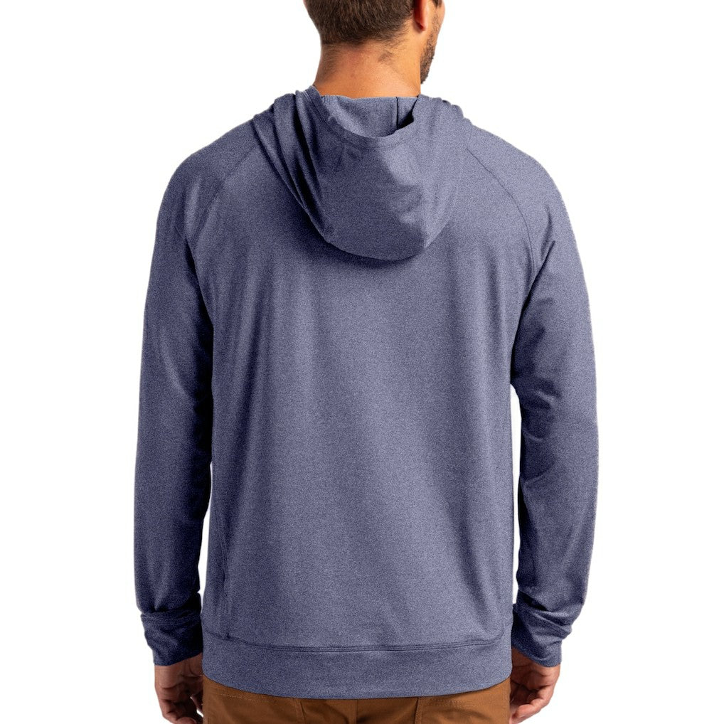 NFL Carolina Panthers Cutter & Buck Adapt Americana Knit Recycled Raglan Pullover Hoodie