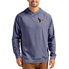 NFL Houston Texans Cutter & Buck Adapt Knit Recycled Raglan Pullover Hoodie