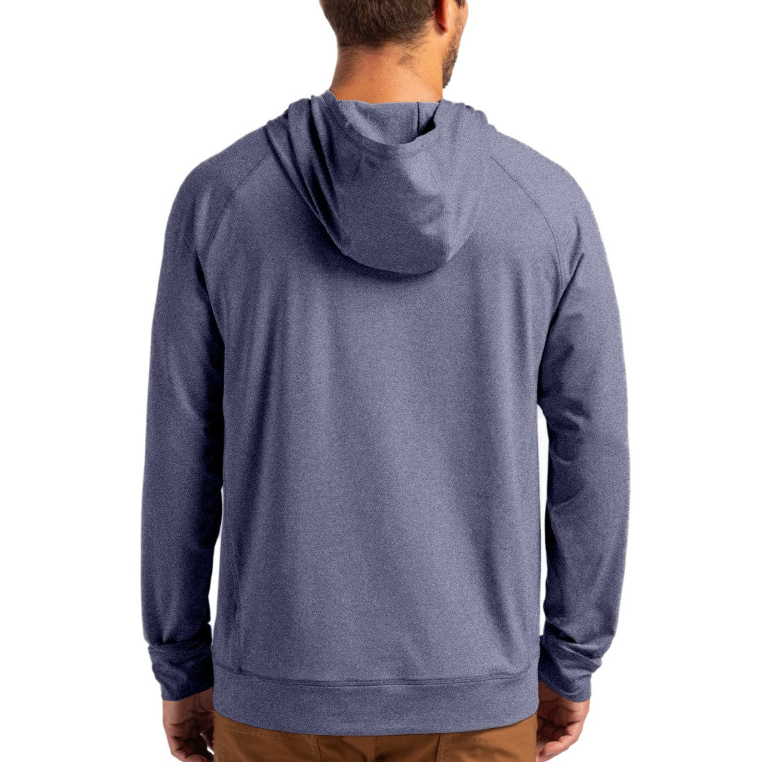 NFL Houston Texans Cutter & Buck Adapt Knit Recycled Raglan Pullover Hoodie