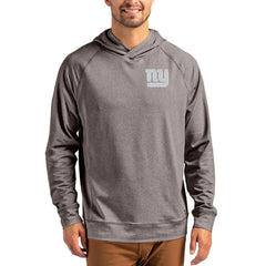 NFL New York Giants Cutter & Buck Adapt Knit Recycled Raglan Pullover Hoodie