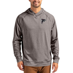NFL Atlanta Falcons Cutter & Buck Adapt Knit Recycled Raglan Pullover Hoodie