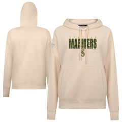 Seattle Mariners Levelwear Women's Adorn Protect W Pullover Hoodie - Khaki