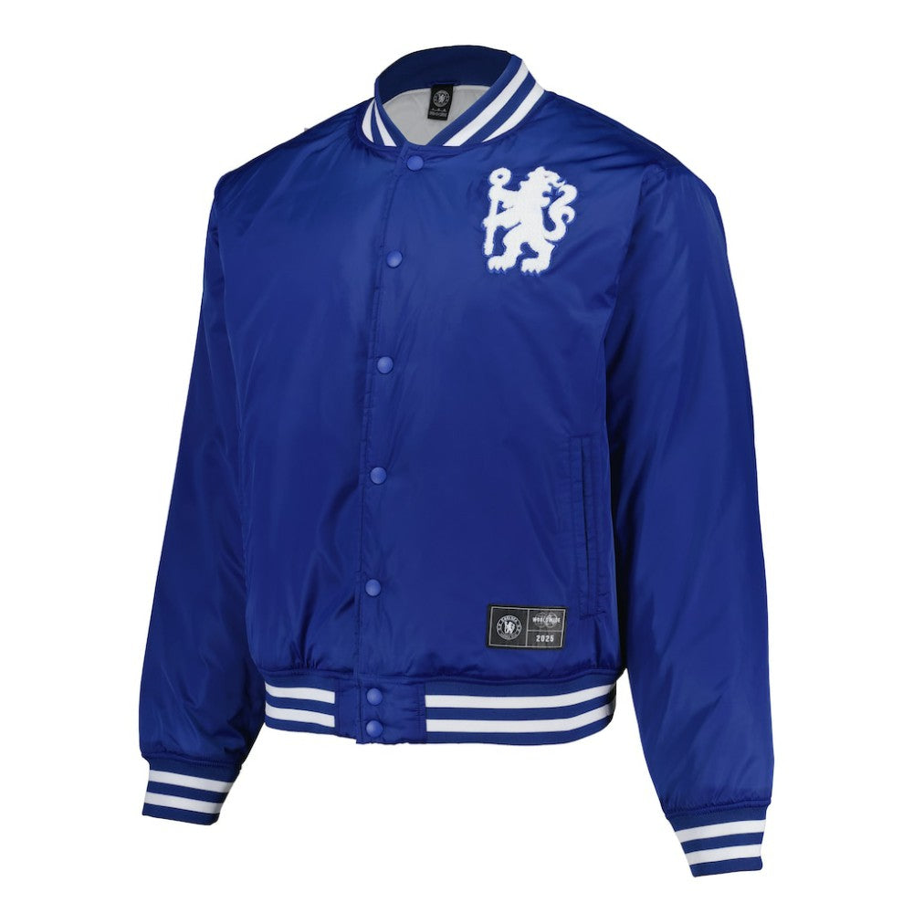 Chelsea Collegiate Sateen Full-Snap Jacket / Soccer On sale
