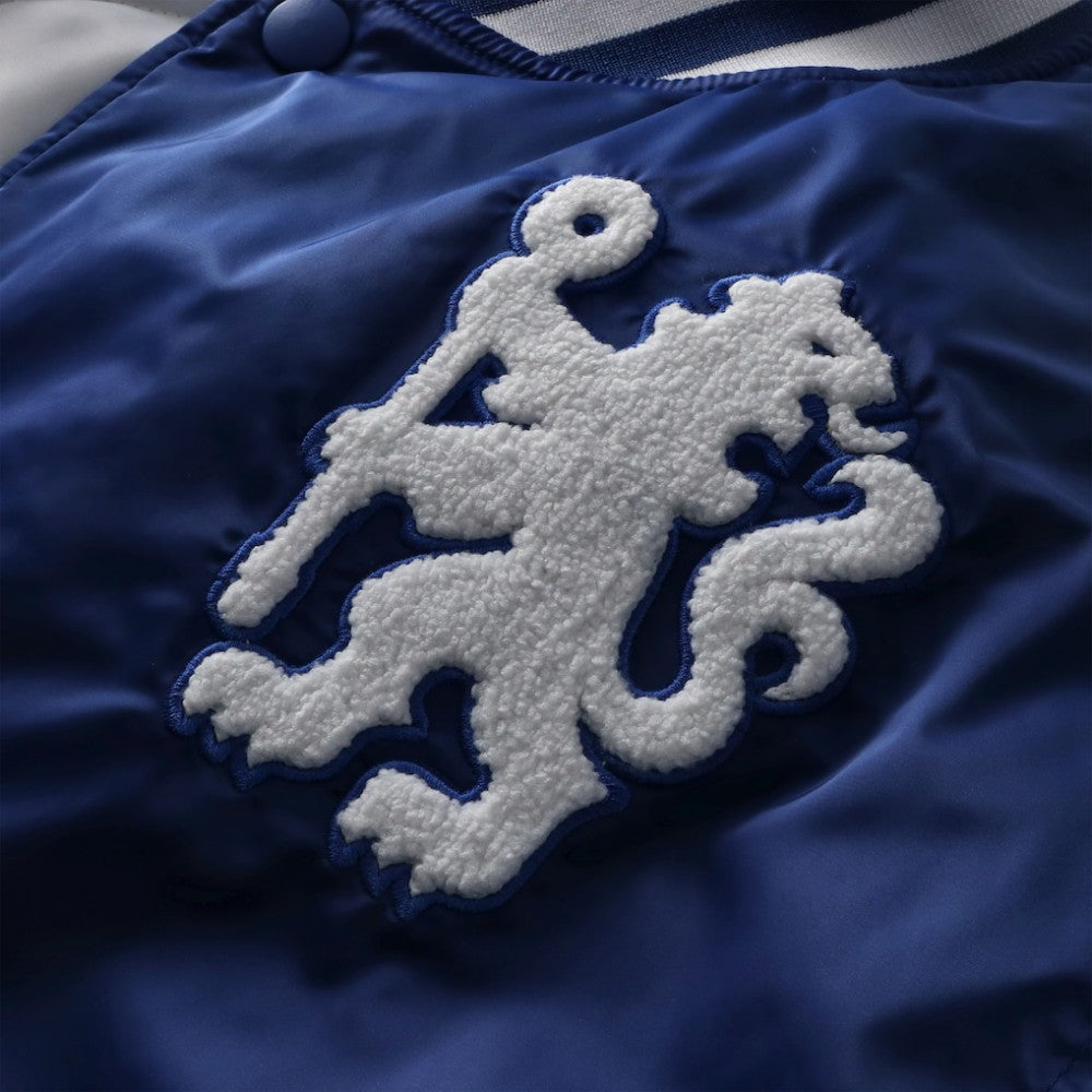 Chelsea Collegiate Sateen Full-Snap Jacket / Soccer On sale