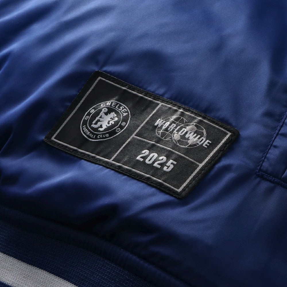 Chelsea Collegiate Sateen Full-Snap Jacket / Soccer On sale