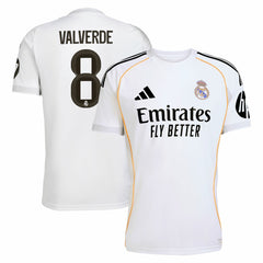 Federico Valverde Real Madrid 2025/26 Home Replica Jersey / Soccer Sale