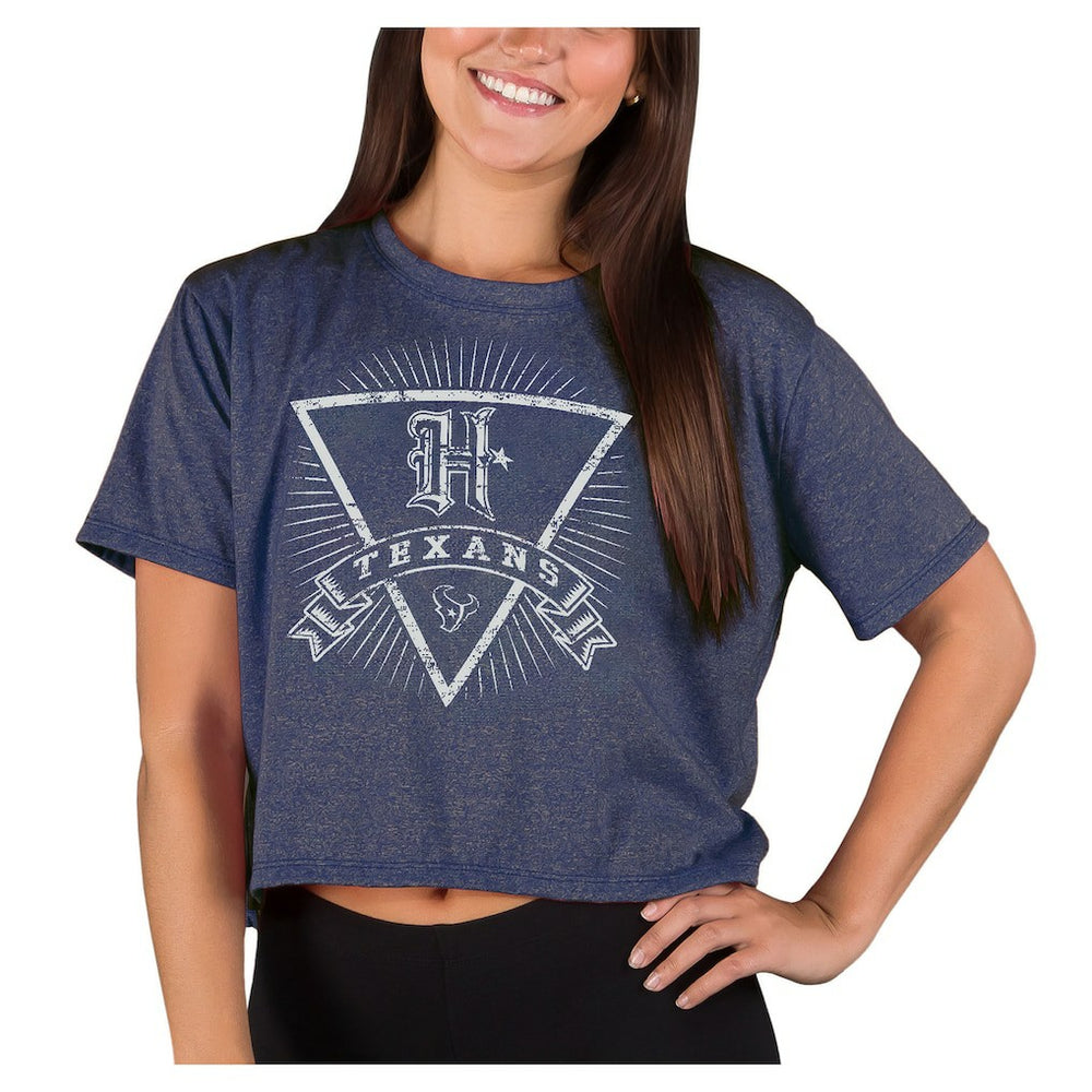 NFL Houston Texans Concepts Sport Women's Quest Knit Crop Top