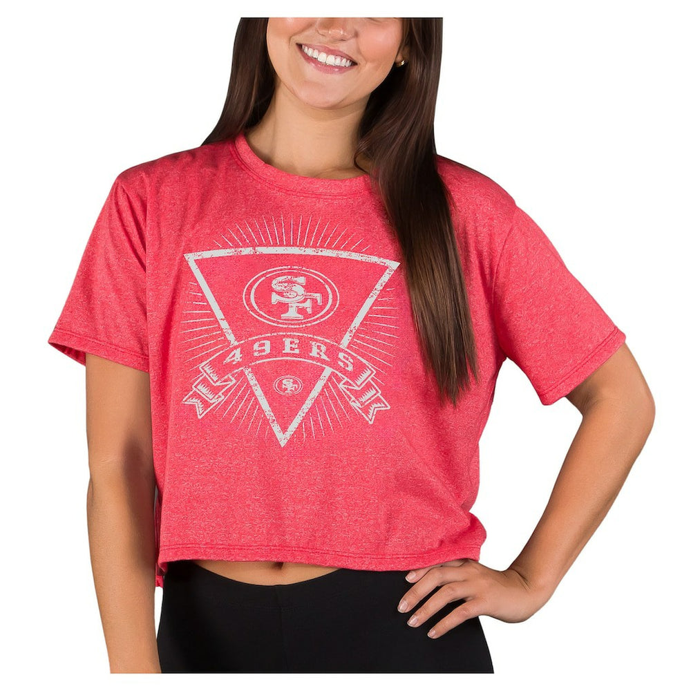 NFL San Francisco 49ers Concepts Sport Women's Quest Knit Crop Top