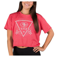 NFL San Francisco 49ers Concepts Sport Women's Quest Knit Crop Top