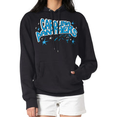 NFL Carolina Panthers Starter Women's Fireworks Fleece Pullover Hoodie