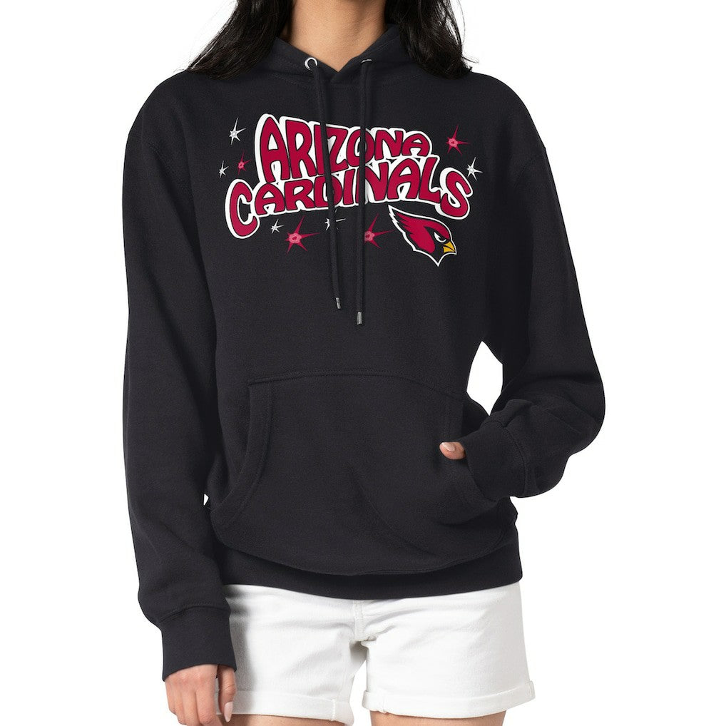 NFL Arizona Cardinals Starter Women's Fireworks Fleece Pullover Hoodie