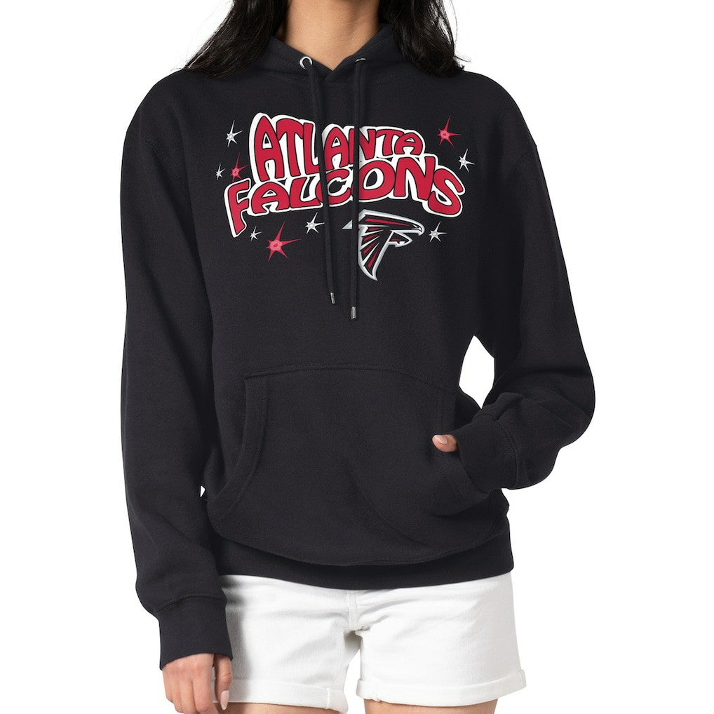 NFL Atlanta Falcons Starter Women's Fireworks Fleece Pullover Hoodie