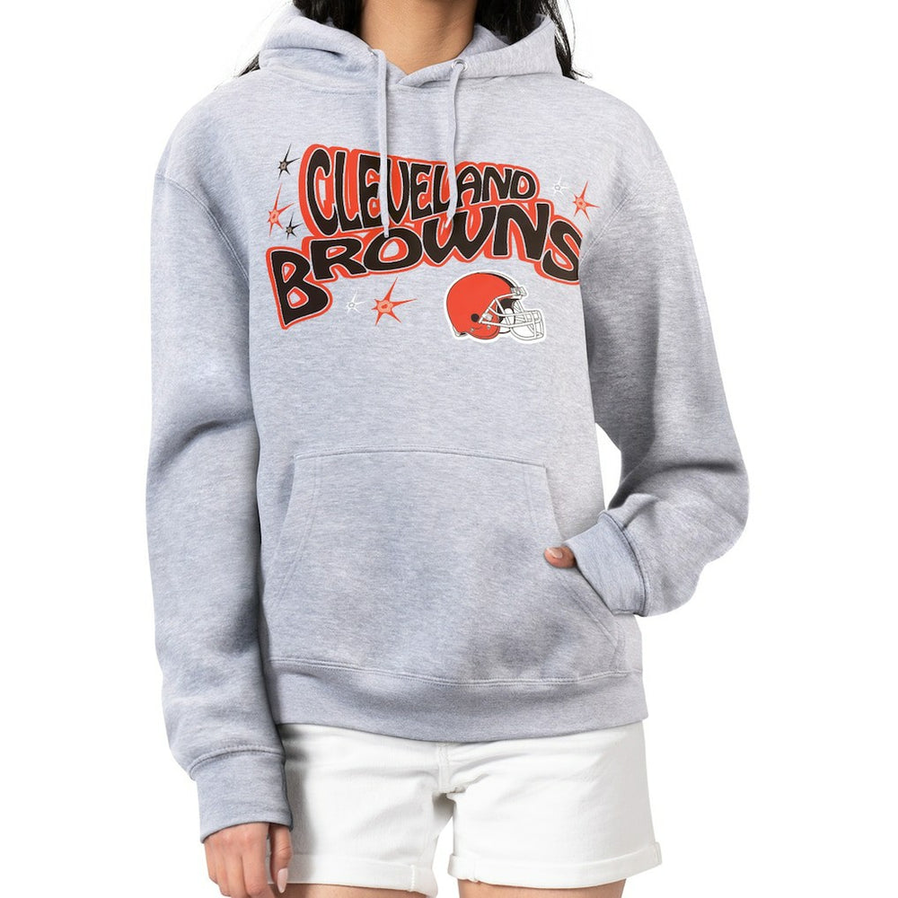 NFL Cleveland Browns Starter Women's Fireworks Fleece Pullover Hoodie