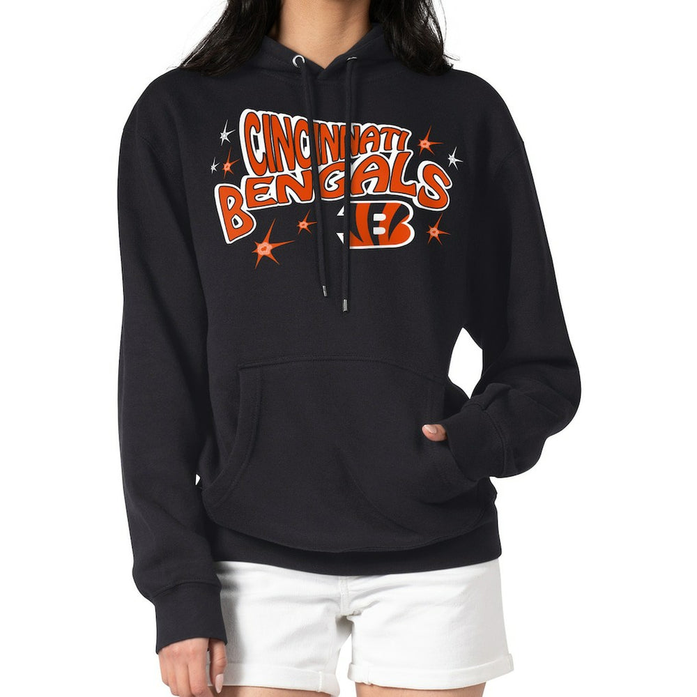 NFL Cincinnati Bengals Starter Women's Fireworks Fleece Pullover Hoodie