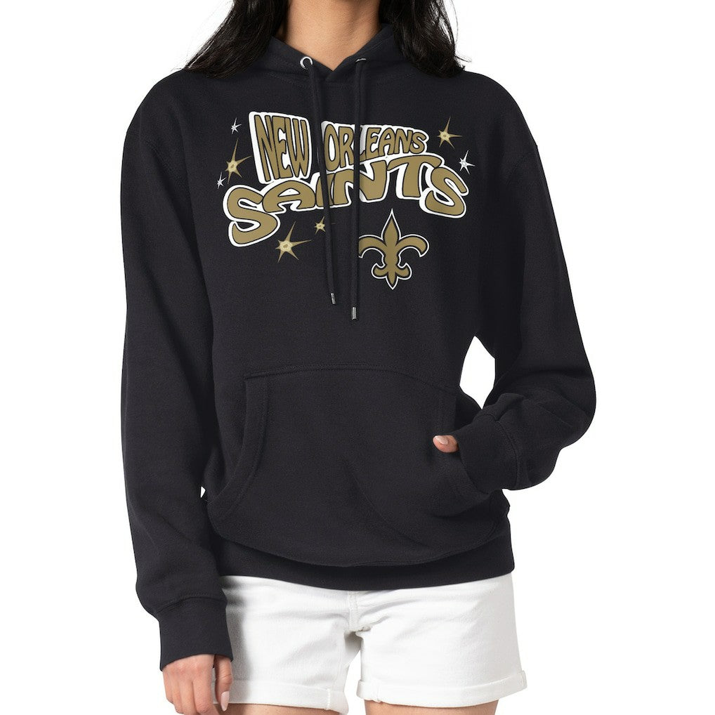 NFL New Orleans Saints Starter Women's Fireworks Fleece Pullover Hoodie