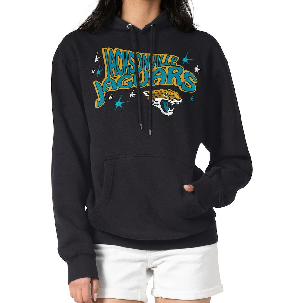 NFL Jacksonville Jaguars Starter Women's Fireworks Fleece Pullover Hoodie